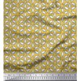 thumbnail image 1 of Soimoi Modal Satin Fabric Geometric Mandala Print Sewing Fabric Yard 42 Inch Wide, 1 of 3