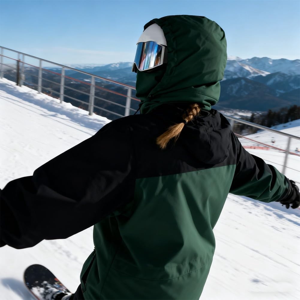 Waterproof Fleece Lined Hood, Multifunctional 3-in-1 Agriculture Hood Hat with Drawstring, Suitable for Skiing, Hiking and Other Outdoor Activities