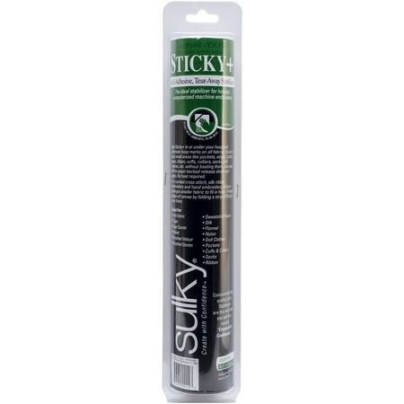 Sulky Sticky Self-Adhesive Tear-Away Stabilizer Roll, 12" x 6 yds