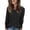 Black, variant on XuJwPNcy Womens Ribbed Knit Long Sleeve Tops Casual Crew Neck Pullover Sweaters Blouses Basic Casual Tee Tops