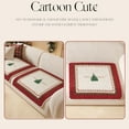 thumbnail image 7 of Hometravel Christmas Sofa and Chair Cushions, Warm Plush Fabric with Non Slip Backing, Holiday Themed Seat Covers for Living Room Furniture, 7 of 7