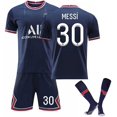 thumbnail image 1 of N 30 Camiseta de fútbol y entrenamiento deportivo Conjunto de camiseta de entrenamiento para niños y adultos con calcetines de fútbol de secado rápido-2XL- Computadora Computadora Computadora portátil, 1 of 2