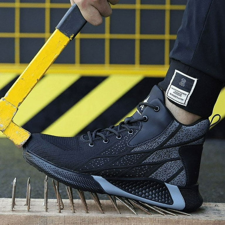 Fashion Steel Toe Shoes Kevlar Fiber Safety Shoes Breathable