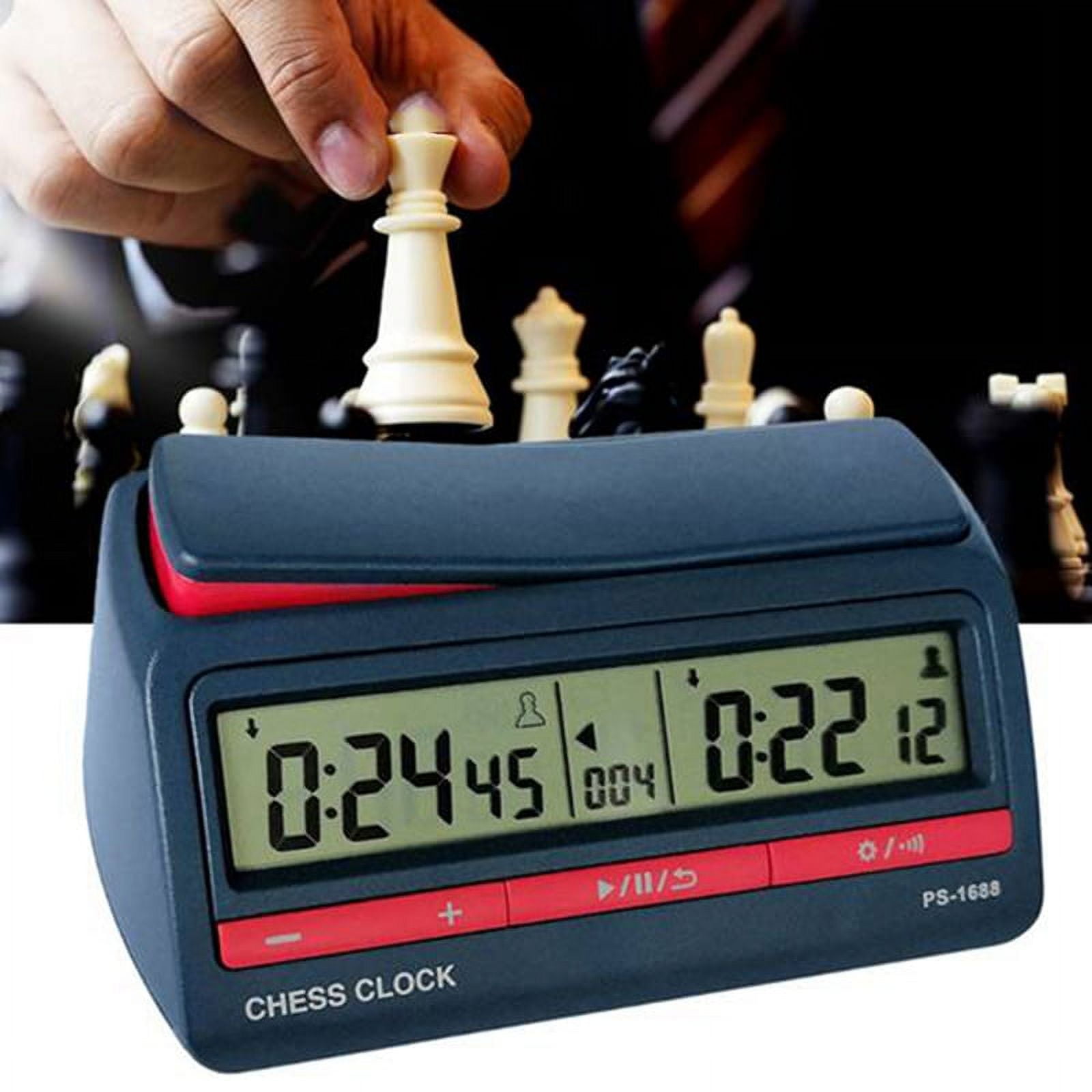 Relógio de Xadrez Profissional Digital Chess Timer Count Up Down T