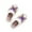 Purple, variant on Kilaqueen Cute Butterfly Slippers Cushioned Comfort Plush House Shoes Soft Cozy Memory Foam Winter Warm Fleece Lined Indoor Outdoor Slippers Anti-Slip Bedroom House Slides