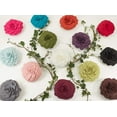 thumbnail image 3 of Saro Lifestyle FT095.ST16R 16 in. Rose Flower Design Poly Filled Throw Pillow, Slate, 3 of 3
