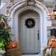 thumbnail image 3 of Clearance! Halloween Home Decor! Door Wreath Black Feather Flower Wreath Wall Door Hanging Festival Party Decor Decorations Buy 2 Get 3, 3 of 4