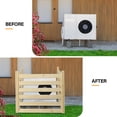 YTBW Privacy Fence Air Conditioner Fence 3 Panels Privacy Fence Panels
