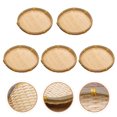 thumbnail image 3 of Kudiqi 5Pcs Small Rattan Wicker Serving Basket for Fruit and Vegetables, 3 of 5