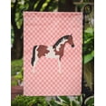 thumbnail image 3 of Carolines Treasures BB7907GF Pinto Cheval Rose Check Drapeau de Jardin, 3 of 3