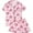 C-Red283, variant on DHFJKG Womens Pajama Sets Funny Graphic Sleepwear Short Sleeve Turndown Collar Shirts And Shorts Set Cute Nightwear Two Piece Leisure Home Clothes