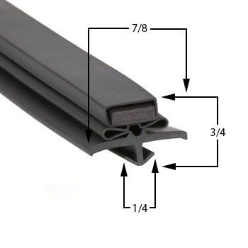

Beverage-Air Compatible KR12 Door Gasket Part# (712-013C-01)