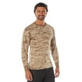 thumbnail image 2 of Long Sleeve Digital Camouflage T-Shirt, Desert Digital Camo, 2 of 3