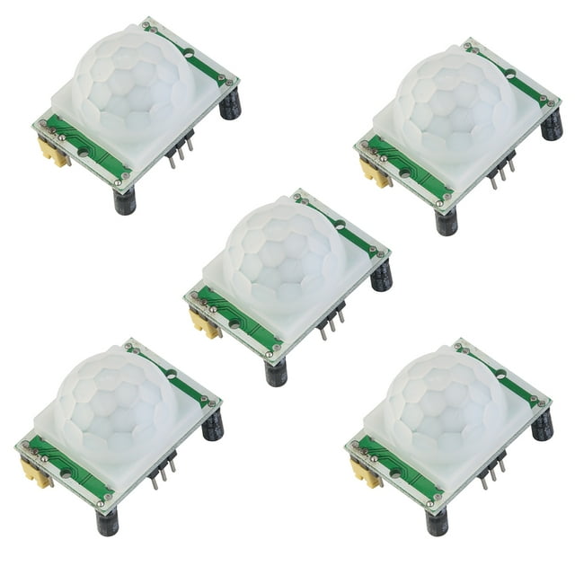 MasteelfCA 5pcs HC-SR501 Human Body Pyroelectricity Infrared PIR Motion Sensor Modules