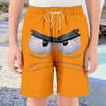 thumbnail image 2 of Athletic Shorts For Boys Boys Casual Shorts With Graphic Print Elastic Waistband Pockets For Beach And Play, 2 of 5