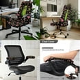thumbnail image 2 of SCRAWLGOD 3 Pieces Removable Office Chair Slipcover with Arm Rest Slipcovers Elastic High Back Chair Cover Crease Resistant Boss Chair Protector, Cucumber Heart Sunglasses, S, 2 of 7