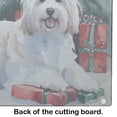 thumbnail image 5 of Coton De Tulear Cozy Christmas Glass Cutting Board Large 12 in x 15 in, 5 of 5