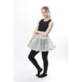 thumbnail image 4 of BellaSous Luxury Adult Woman Flirt Length 15" Sexy Tutu Skirt for Halloween, Costume Wear, or Dress up (One Size, Grey), 4 of 5