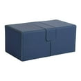 thumbnail image 2 of figatia lovoski 2 Trading Card Deck Box Storage Standard Display Holder Holder Organizer Blue Violet, 2 of 9
