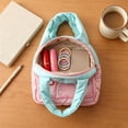thumbnail image 3 of Tdxkok Makeup Pouch Bag with Zipper Handle Cosmetic Organizer for Home Travel office Lipstick Accessories Storage A, 3 of 8