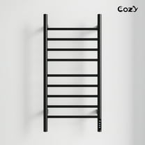 COZY  Heated Towel Warmer Rack for Bathroom with Timer & Adjustable Temperature EB03-BL-193504