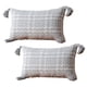 thumbnail image 1 of Funda de almohada tejida geométrica con borla rectangular de 2 piezas adecuada para muchos lugares, 1 of 6