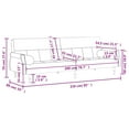 thumbnail image 4 of vidaXL Sofa Bed with Cushions Dark Grey Velvet, 4 of 5