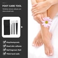 thumbnail image 2 of 4pcs Pedicure Callus Shaver Sets Metal Nail File Nail Lifter Callus Shavers Corn and Hard Thick Skin Remover for Foot (Black) Pedicure Scrubber, 2 of 5
