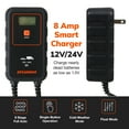 thumbnail image 6 of Sylvania Smart Charger 8 Amps 12V-24V Fully Automatic Automotive Battery Charger, 6 of 9