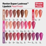 Revlon Super Lustrous Pearl Lipstick, Creamy Formula, 635 Iced Amethyst, 0.15 oz