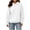 White, variant on XRoczxe Women's Pullover Hoodie, Long Sleeve Fleece Sweatshirt with Kangaroo Pocket, Soft Casual Loose Fit Hooded Top for Fall Winter Lounge & Daily Wear