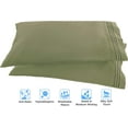 thumbnail image 2 of Elegant Comfort 1500 Thread Count Bed Sheets Queen, Green, 2 of 5