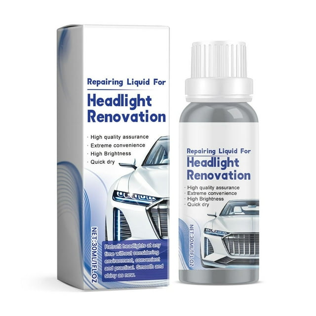 Pisheng 30ml Car Headlight Restoration Fluid Car Headlight Lens Repair Fluid For Headlight Yellowing Oxidation Clouding And Scratching