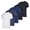 Set 3, variant on 5 Pack: Men’s V-Neck Dry-Fit Moisture Wicking Active Athletic Tech Performance T-Shirt