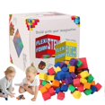 thumbnail image 1 of Math Counting Cubes for Kids Soft Rainbow Math Counting Blocks Sorting and Learning Toy for Preschool Crafts, Home, Kindergarten, and School, 1 of 5