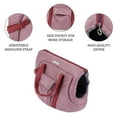 thumbnail image 6 of Small Pet Carrier for Small Dogs and Cats - Washable Semi-Open Pet Travel Tote Bag - Adjustable Strap Pet Carrier for Cat Travel Bag - 9.8 x 15.7 x 13 Inch - Rose, 6 of 7