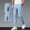 Sky Blue, variant on YTCAMLO Flat Front Chino Pants for Men Plus Size Classic Fit Lounge Pants Straight Leg Work Pants Lightweight Stretchy Travel Pants, Khaki S