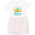 thumbnail image 3 of Inktastic Enjoy the Sunshine Bahamas Summer Paradise Girls Toddler Dress, 3 of 5