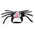 thumbnail image 1 of Disfraz de Halloween para mascotas, disfraz de araña para perros, sombreros para mascotas, disfraces, vestido de cosplay para cachorros (disfraz de araña grande facial), 1 of 5