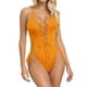 thumbnail image 1 of MKLEKYY Trajes De Baños Women Sexy Lace Up 1 Piece Swimsuit Deep V Neck Bathing Suits, 1 of 6