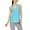 Blue, variant on hotojiny Workout Tops for Women Lightweight Racerback Sleeveless Running Shirts Breathable Crew Neck Athletic Tank Tee