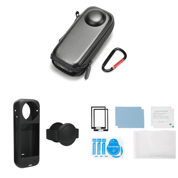 Para Insta360 X4 Accesorios PU Almacenamiento Portátil Cuerpo Cámara Mini