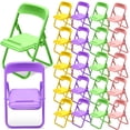 thumbnail image 1 of Minkissy 20Pcs Creative Phone Stand with Stable Folding Chair Design for Mobile Phones, 1 of 7