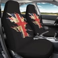 thumbnail image 1 of Funda para asiento de coche, tela elástica, transpirable y fina, 2 piezas, con respaldo alto y accesorios, 1 of 7