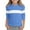 BlueA, variant on Girls 3/4 Sleeve T-Shirt,Girls Summer Casual Blouse,Girls Solid Color 3/4 Sleeve Top Summer Layering Basic Round Neck Blouse Versatile Casual Shirt or Tee for 3-12 Years