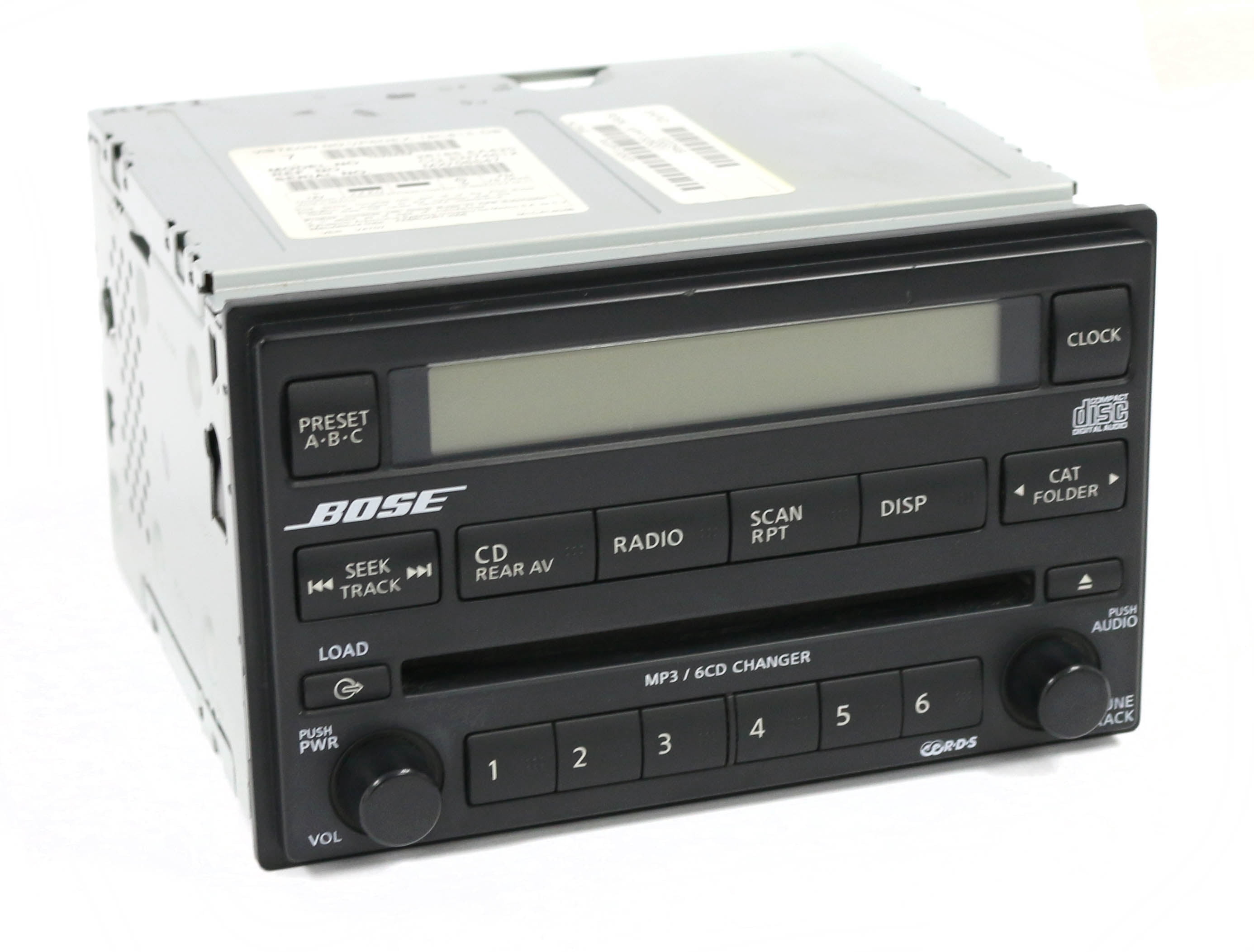 Restored Nissan Pathfinder 2005-2007 AM FM OEM Radio 6 Disc CD Player 28185EA420 (Refurbished)
