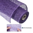 thumbnail image 3 of Uxcell PP Burlap Mesh Decorative Wrapping Ribbon 1 Roll Purple, 3 of 5