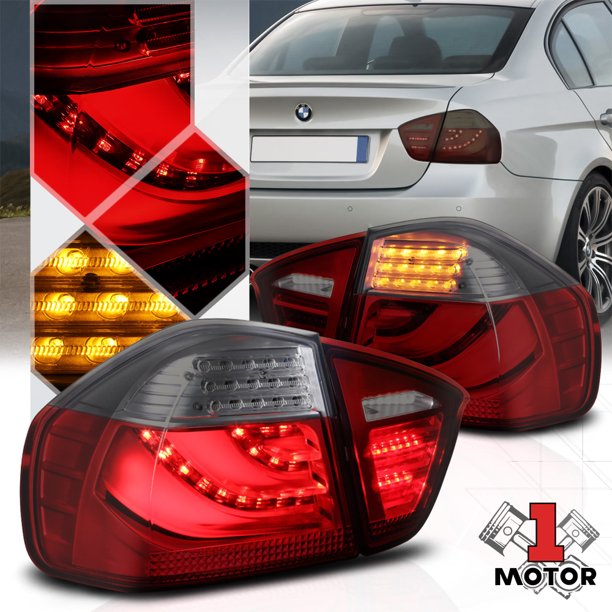 Red/Smoke*Tron LED Bar*Tail Light Brake Lamp for 0608 BMW E90/E91 3