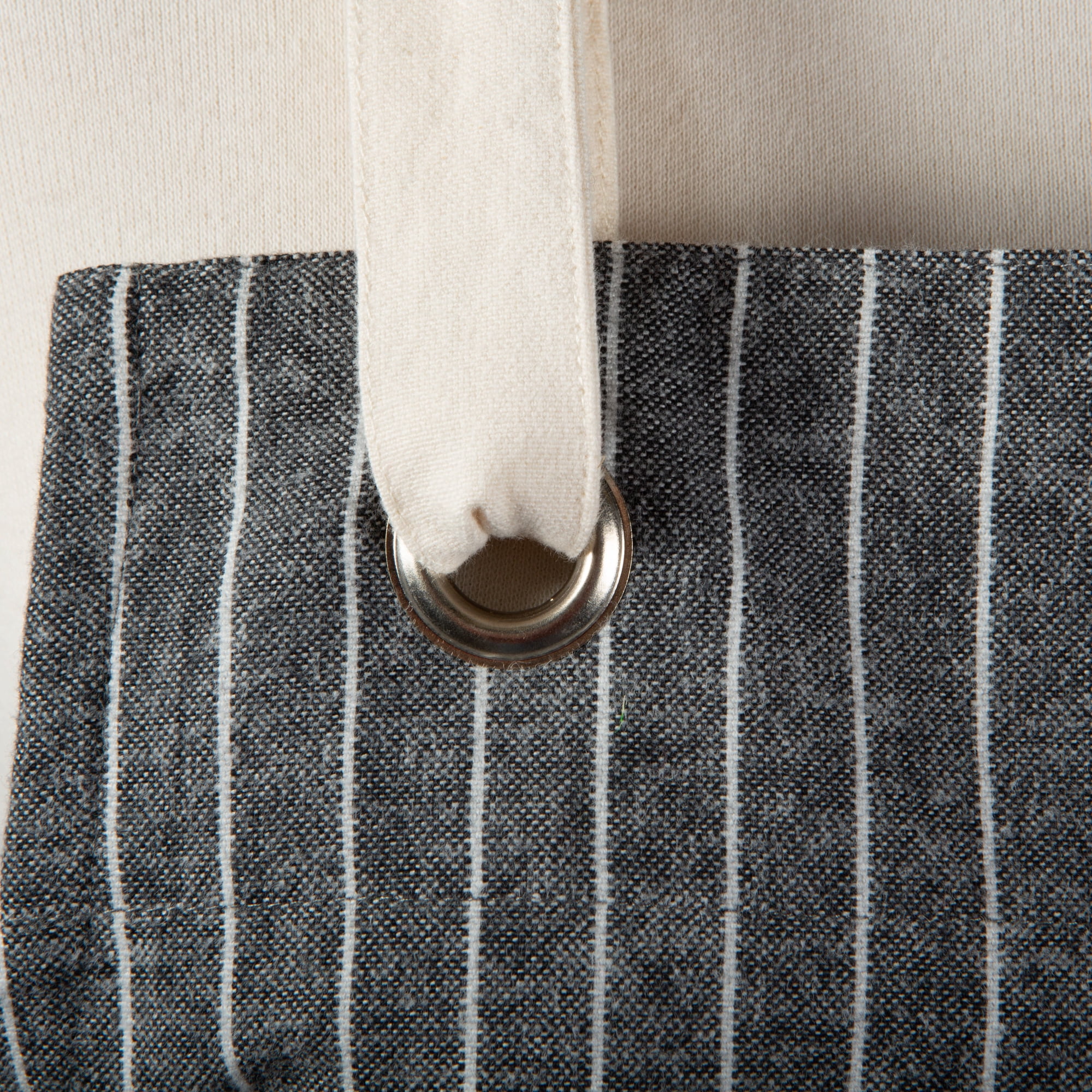 28" x 28" Gray and Beige  Fresh Stripe Pantry Modern Style Apron