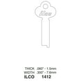thumbnail image 3 of Ilco 1412 Key Blank, Eagle Flat Steel 10-Pack, 3 of 3